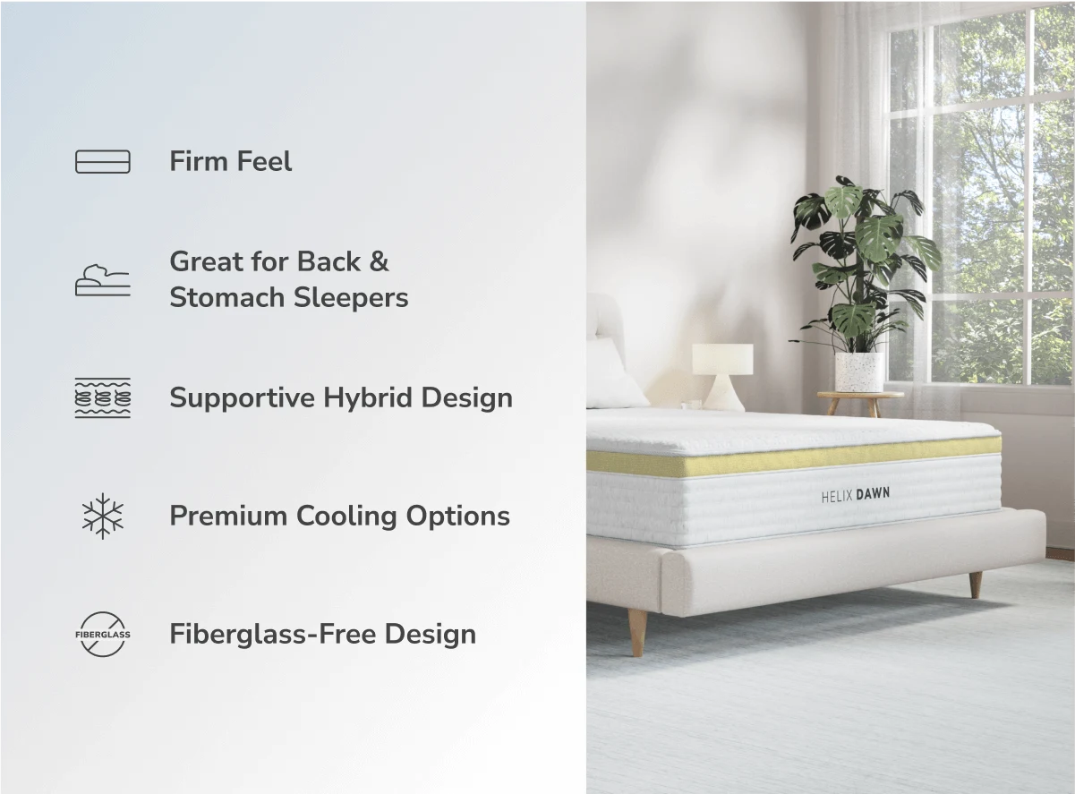 2025 Helix Dawn Mattress 25% off