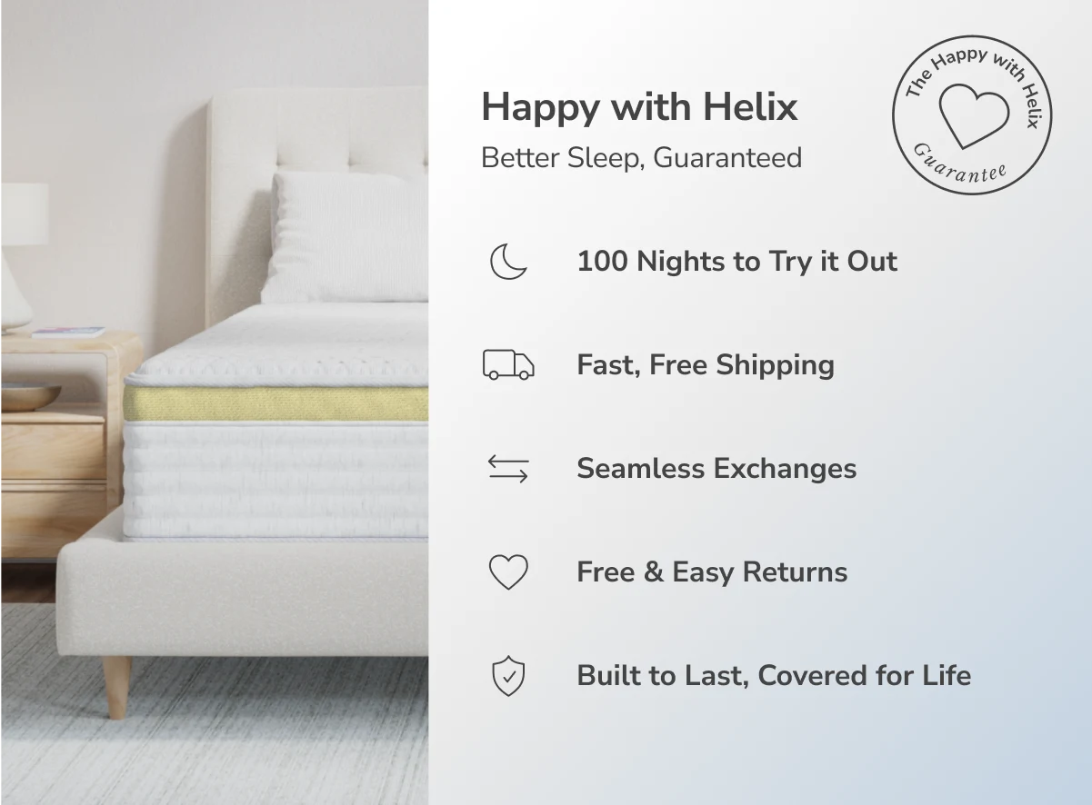 2025 Helix Dawn Mattress 25% off