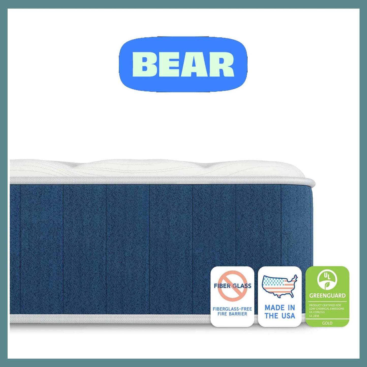 Bear Elite Hybrid Mattress - Soft - Florida Mattress