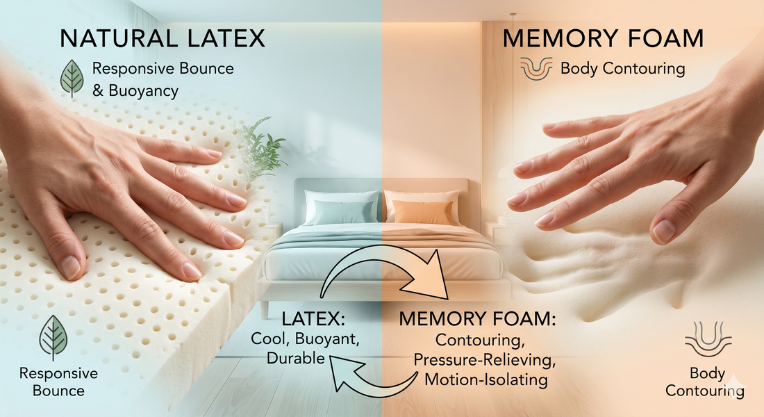 The Battle of the Beds: Latex vs. Memory Foam (Which is Right for You?)