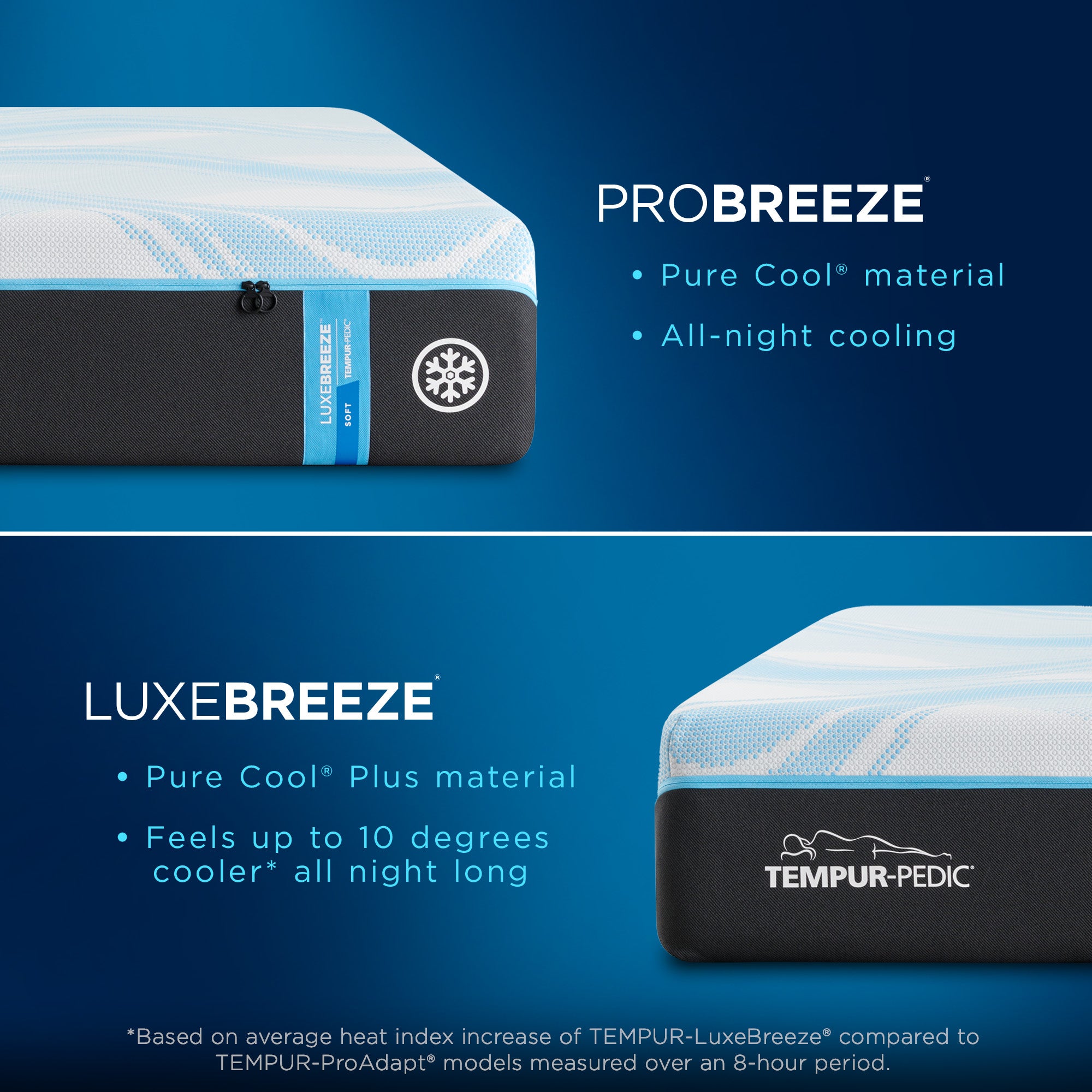 TEMPUR-Breeze Collection LUXEbreeze