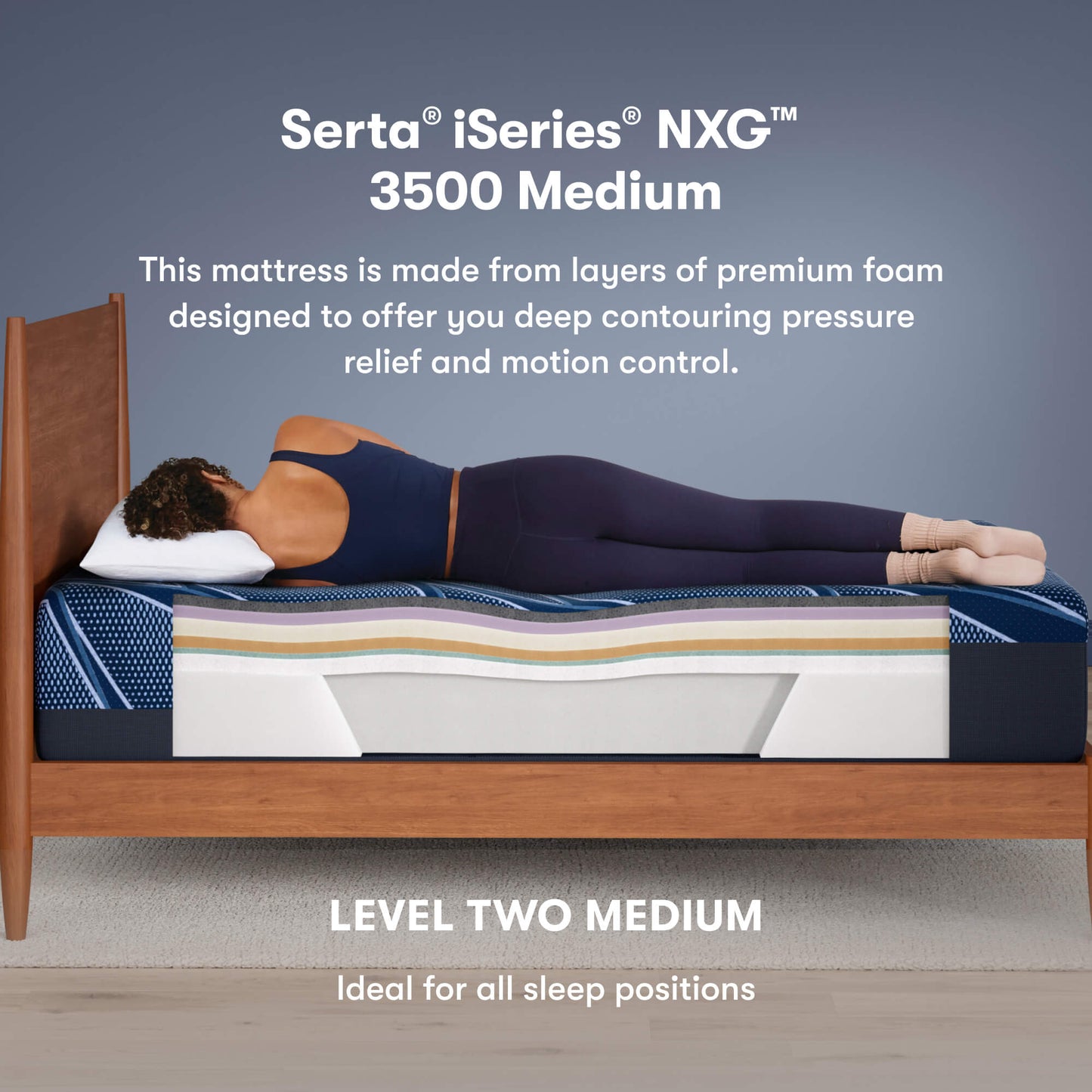 Serta® iSeries® NXG™ 3500 Medium Foam Mattress