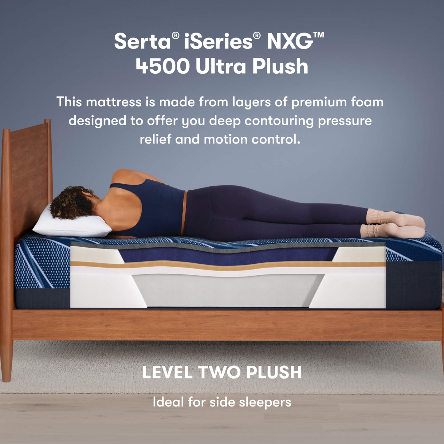 Serta® iSeries® NXG™ 4500 Ultra Plush Foam Mattress