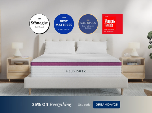 2025 Helix Dusk Mattress 25% off
