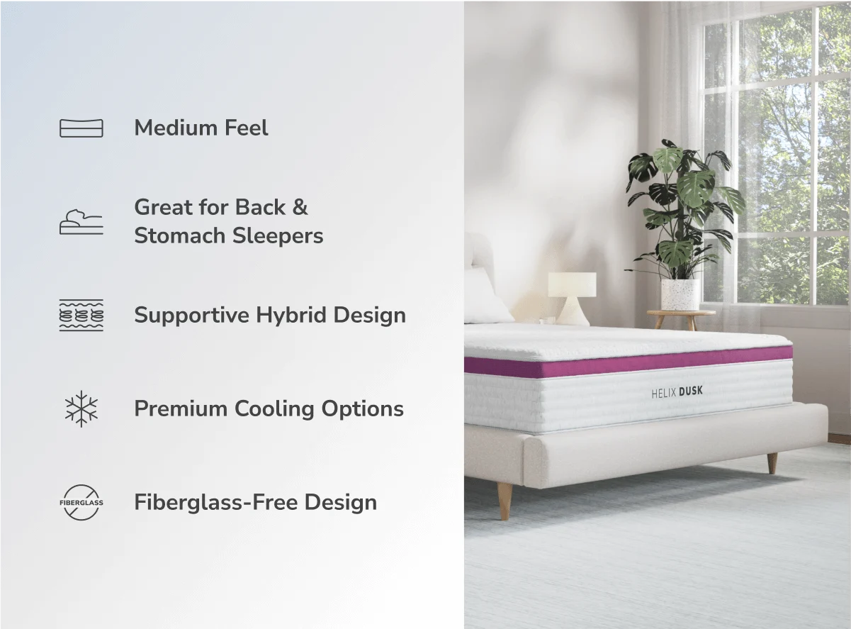 2025 Helix Dusk Mattress 25% off