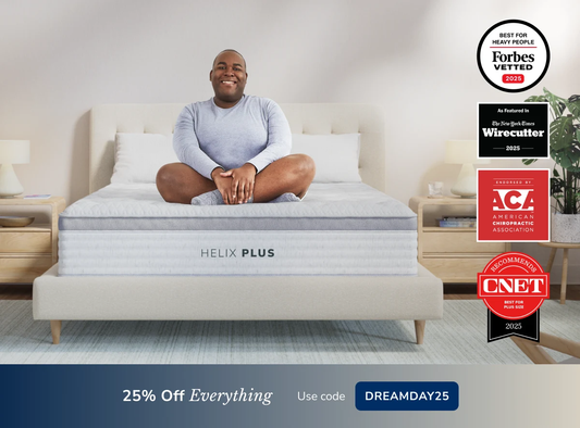 2025 Helix Plus Mattress 25% off