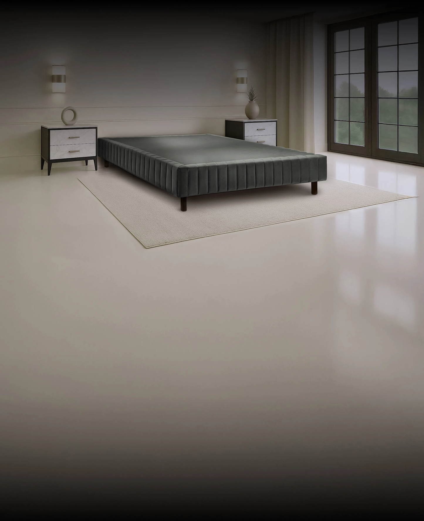 Puffy Dusk Bed Frame