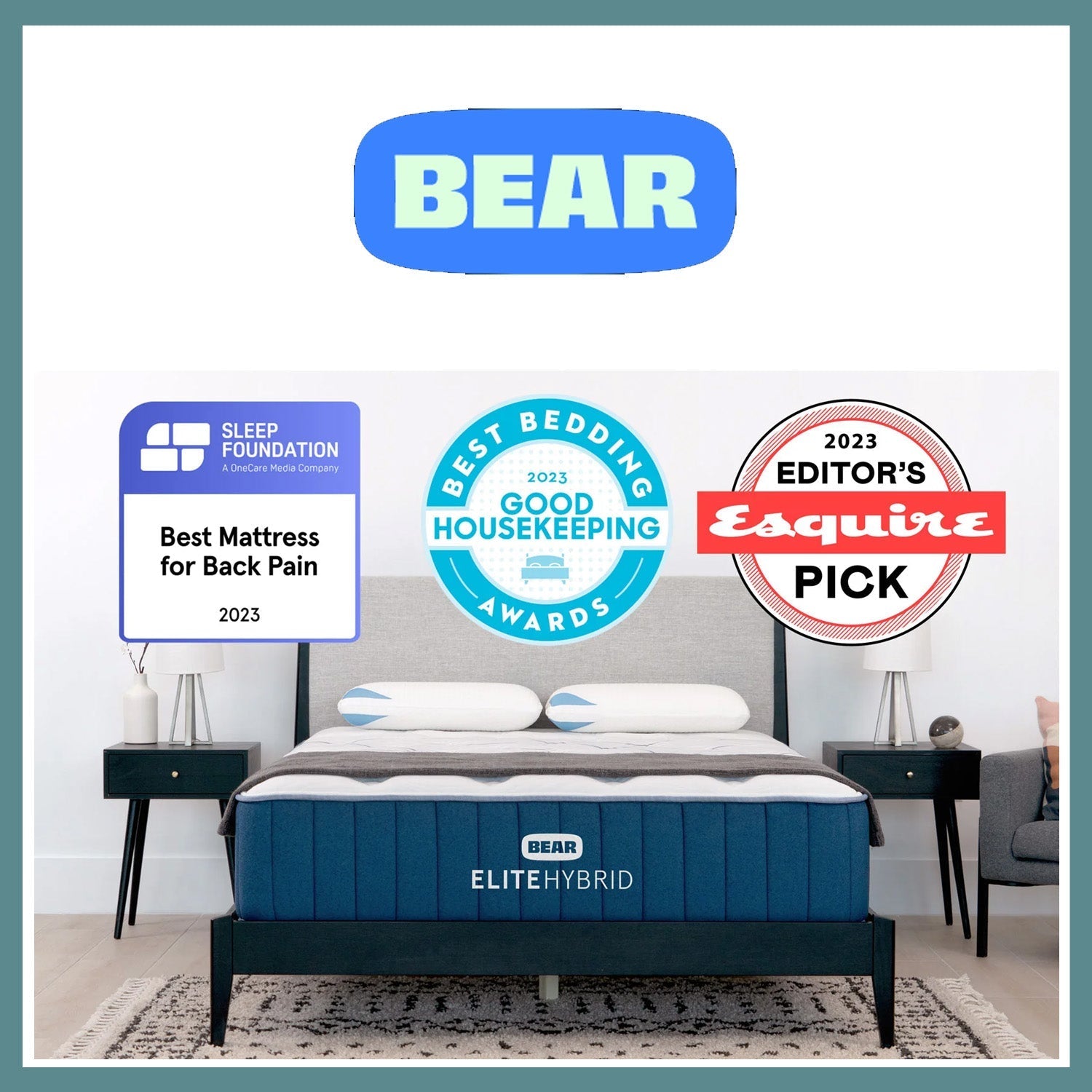 Bear Elite Hybrid Mattress - Medium