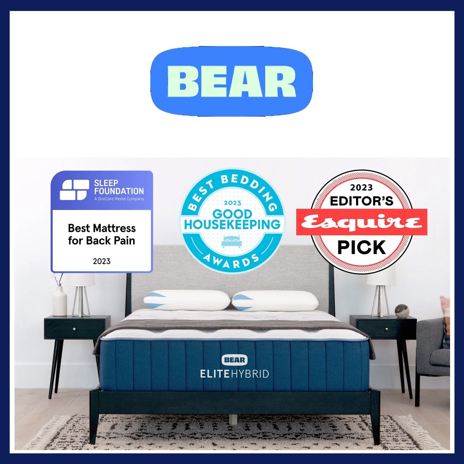 Bear Elite Hybrid Mattress - Firm
