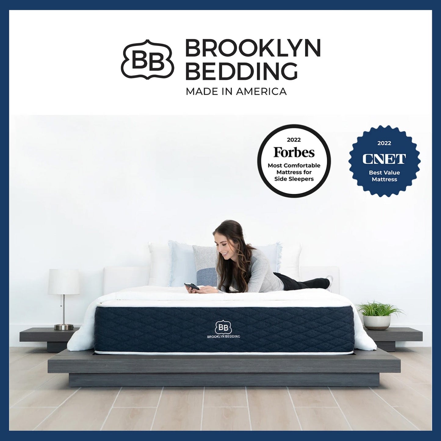 Brooklyn Bedding Signature Hybrid with Cloud Pillowtop - Soft - Florida Mattress